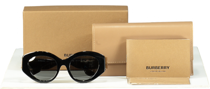 Burberry Black BE4361 Sophia cat-eye sunglasses in Case & Box