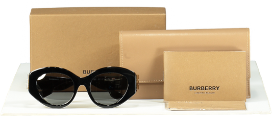 Burberry Black BE4361 Sophia cat-eye sunglasses in Case & Box