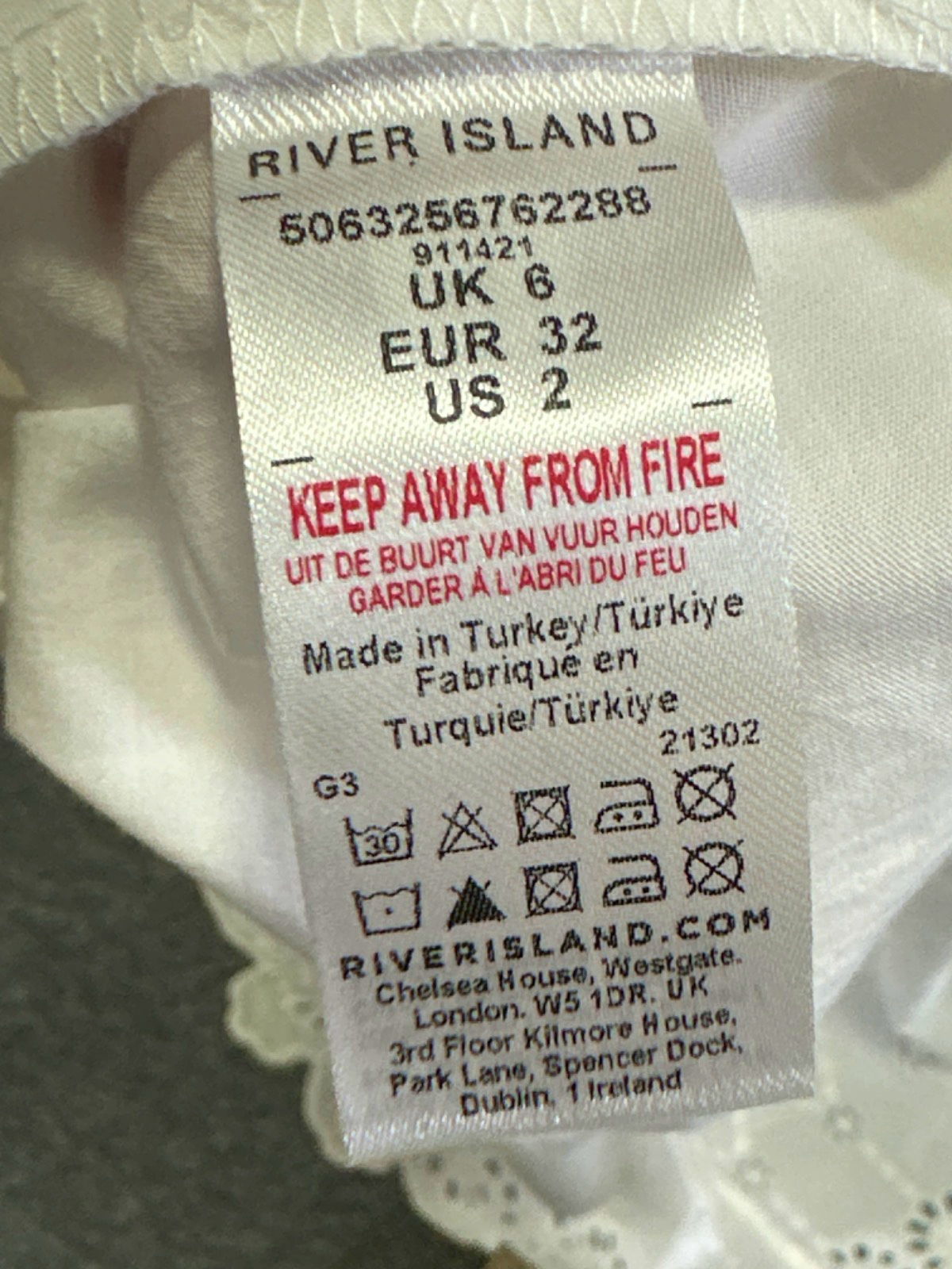 River Island White Relaxed Maxi Dress UK 6