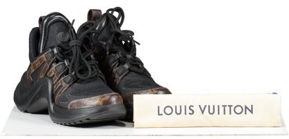 Louis Vuitton Black / Monogram Lv Archlight Trainers UK 4 EU 37 👠