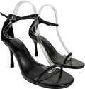 Topshop Black Alexi 2 Part Heeled Sandal UK 4 EU 37