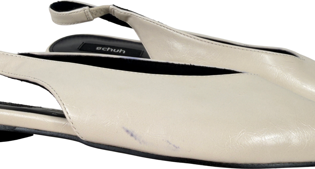 Schuh Cream Slingback Sandal UK 7 EU 40