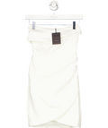 Michael Costello White X Revolve Felice Mini Dress UK 6