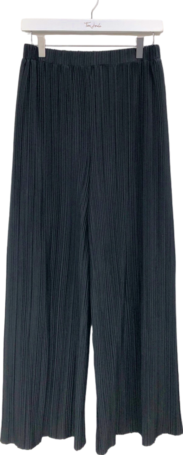 MNG Black Pleated Trousers UK 8