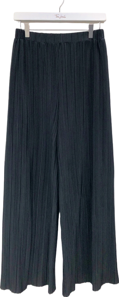 MNG Black Pleated Trousers UK 8