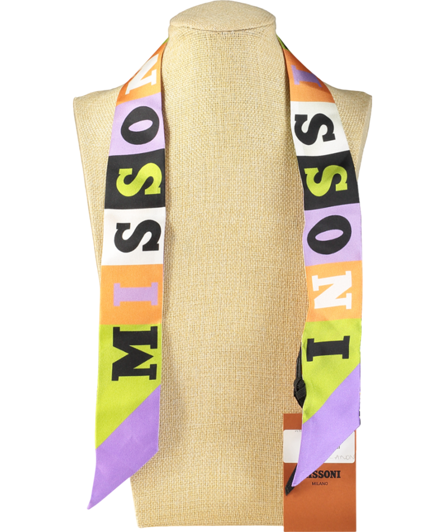 Missoni Multicoloured Printed Neck/hair Tie One Size