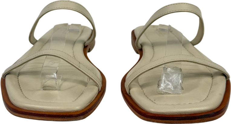 A.emery Cream Lome Leather Sandals UK 7 EU 40