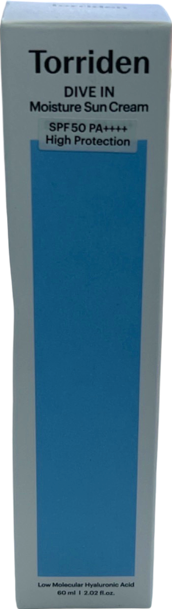 Torriden DIVE IN Moisture Sun Cream SPF50 PA++++ High Protection 60ml
