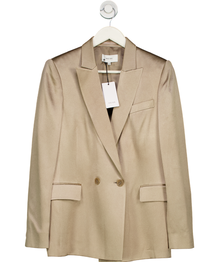 REISS Metallic Aria Jacket Shimmer Blazer UK 12