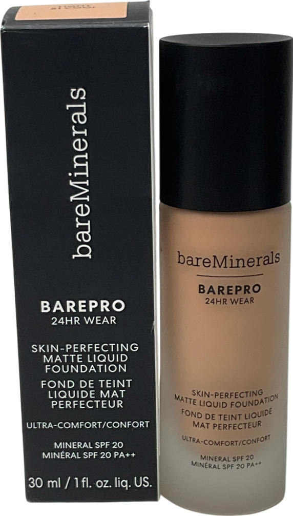 bareMinerals Barepro 24hr Matte Comfort Liquid Foundation Mineral 21cool 30ml
