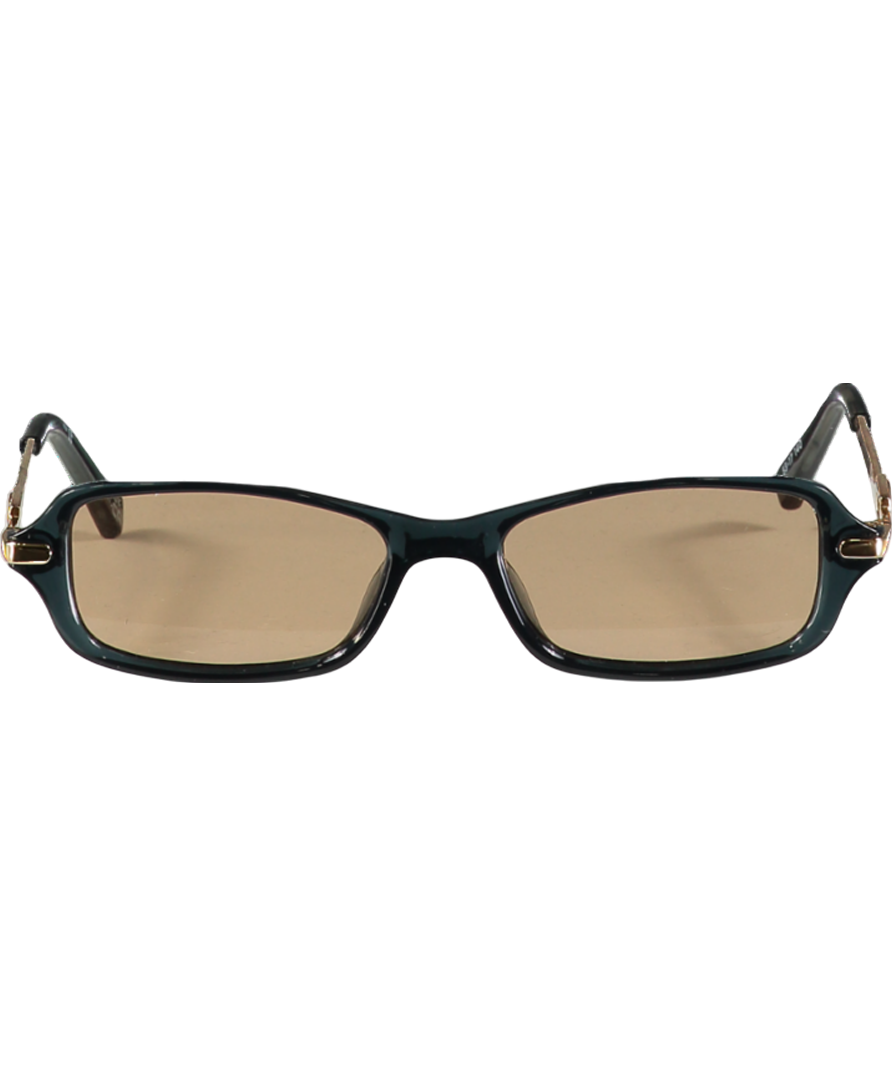 Le Specs Green Bamboozler Dark Teal Sunglasses In Case One Size