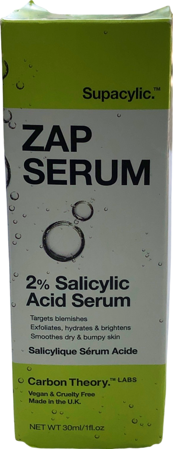 Carbon Theory Zap Serum 2% Salicylic Acid Serum 30ml