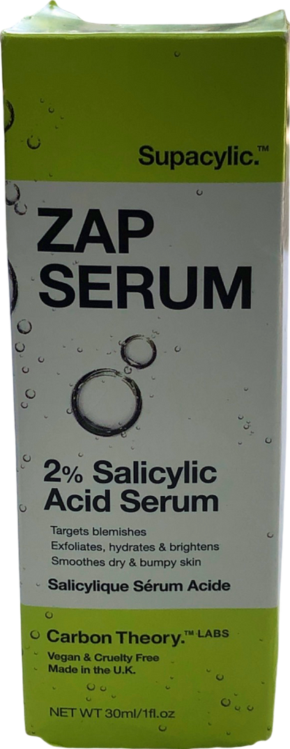 Carbon Theory Zap Serum 2% Salicylic Acid Serum 30ml