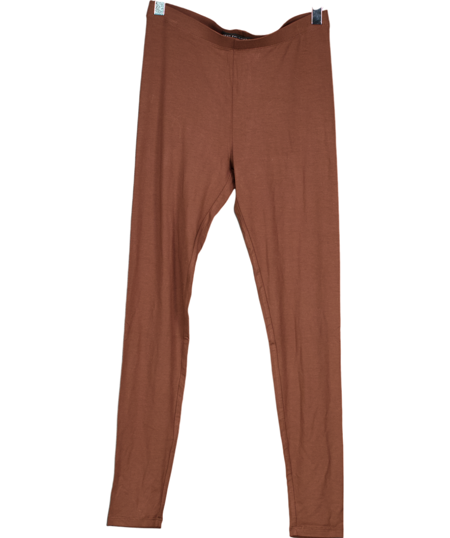 Next Brown Full Length Leggings UK 8