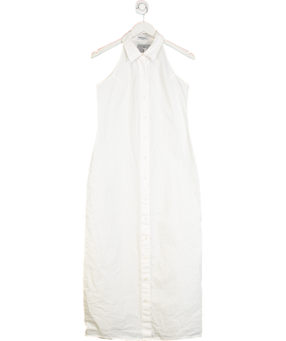 marcela london White Sleeveles Shirt Dress UK S