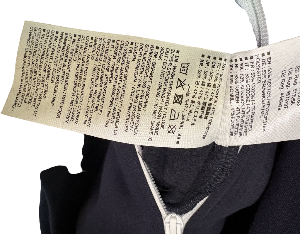 Onepiece Blue Ski Pass Original Zip Up Jumpsuit UK M