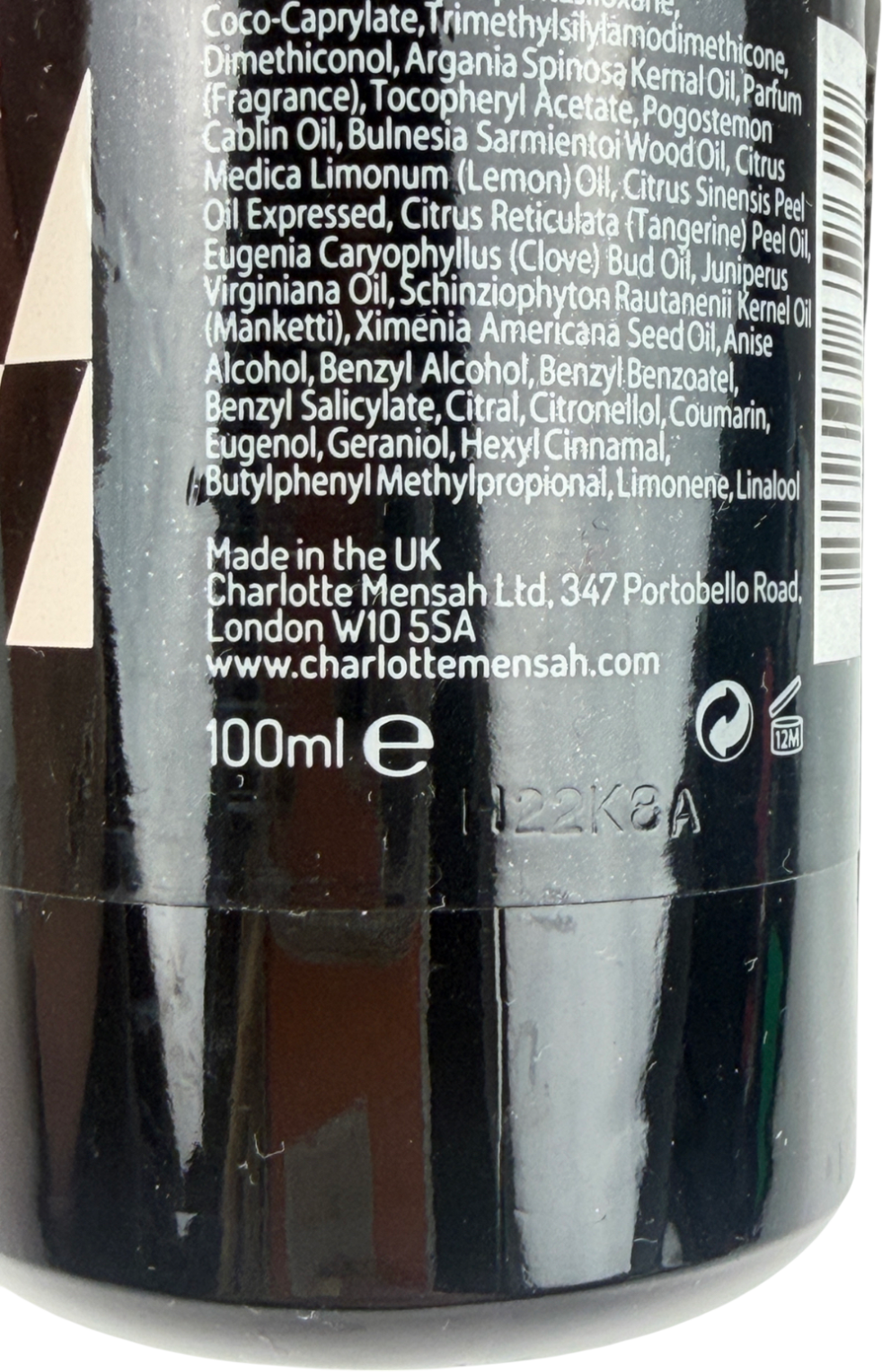 Charlotte mensah Manketti Hair Oil 100ml