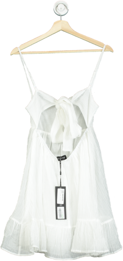 White Fox White Rolling Tides Mini Dress UK XS