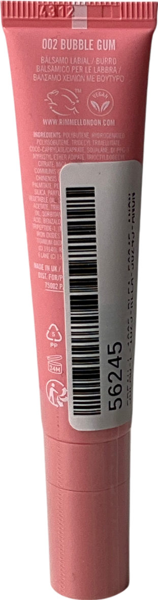 Rimmel Oh My Gloss! Butter Me Up 002 15ml