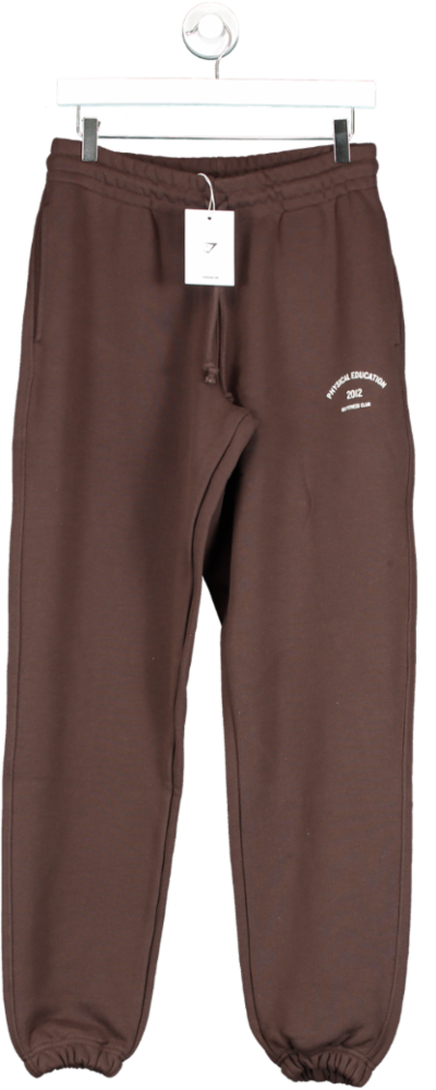 gymshark Brown Physical Education Oversized Fit Sweatpants UK S