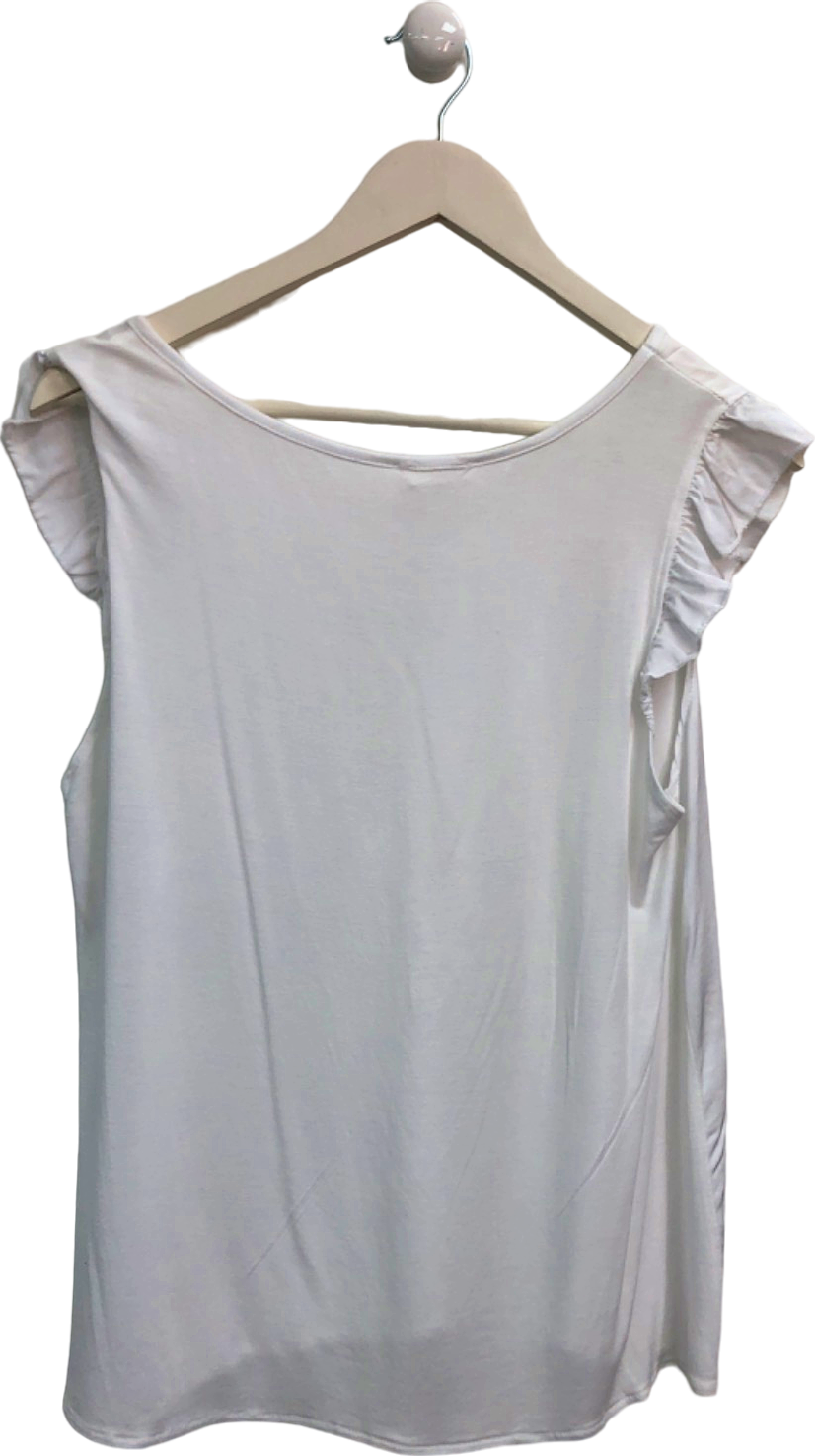 N°1 George Street White Sleeveless Top