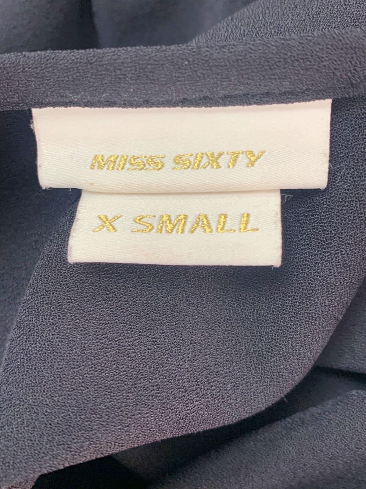 Miss Sixty Black Ruched Dress XS