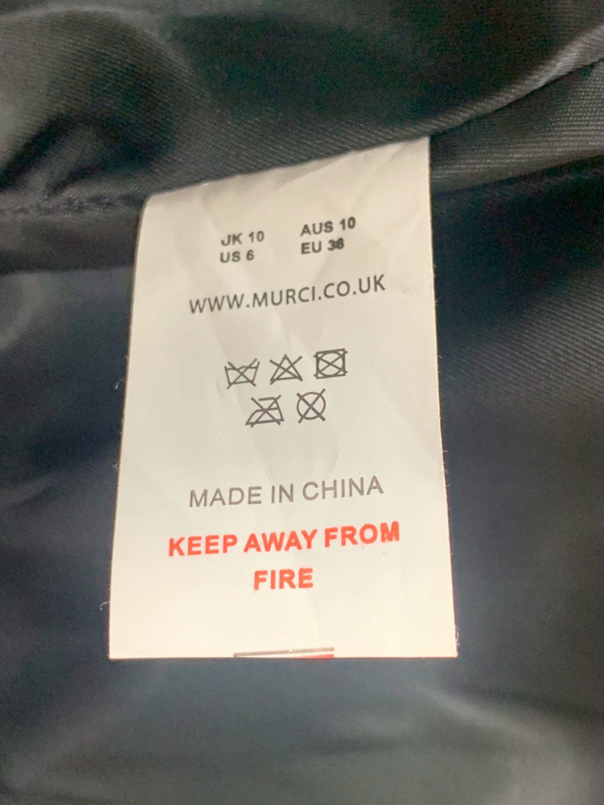 Murci Beige and Black Mini Skirt UK 10