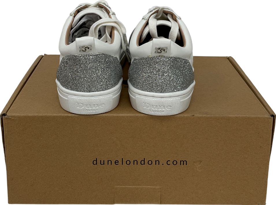 Dune White Estela Trainers E Fit UK 5 EU 38 👠