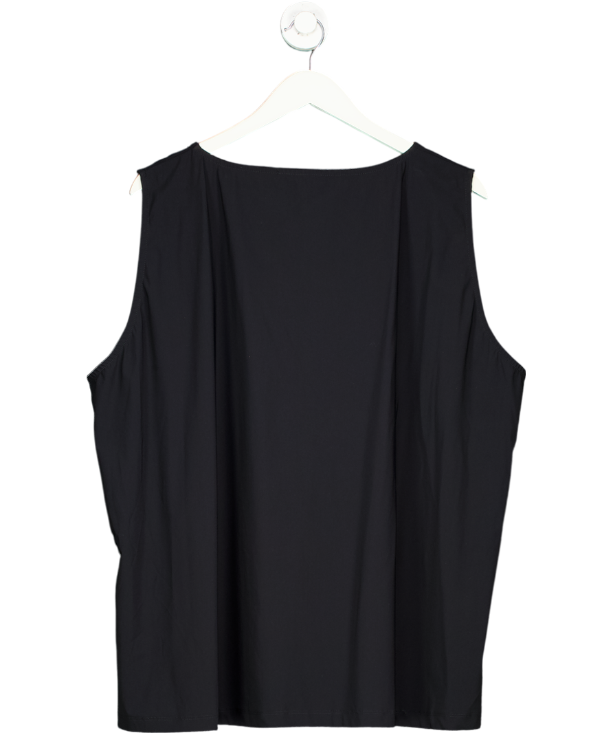 Twister Black Sleeveless Stretch Top UK XXXL