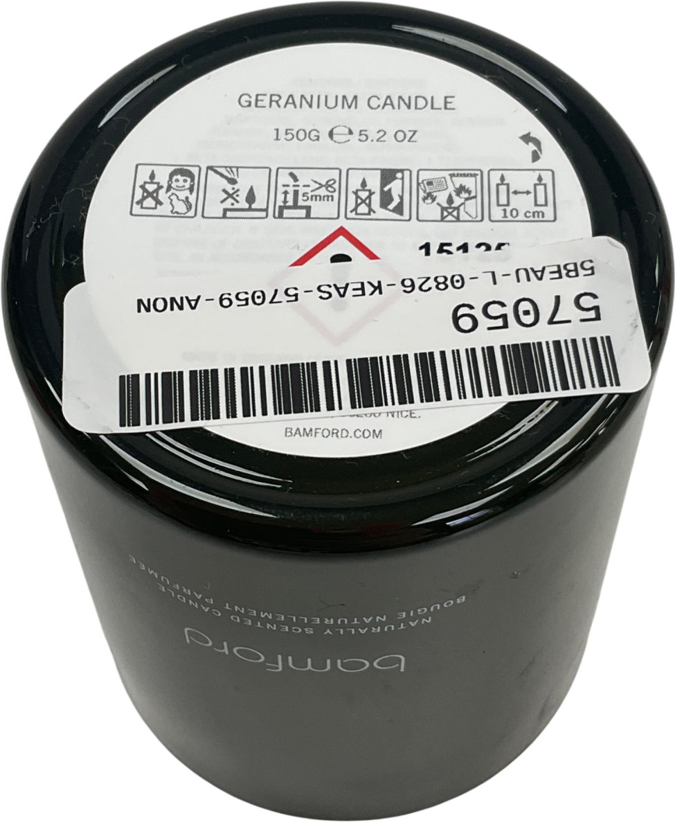 Bamford White Geranium Candle 150g