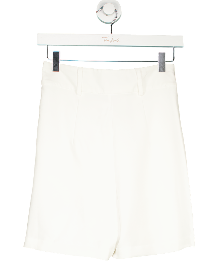 lipsy london White Pocket Tailored Shorts UK 8
