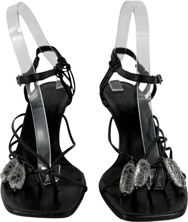 Christopher Esber Black Valletta Sandals In Calf Leather UK 6 EU 39