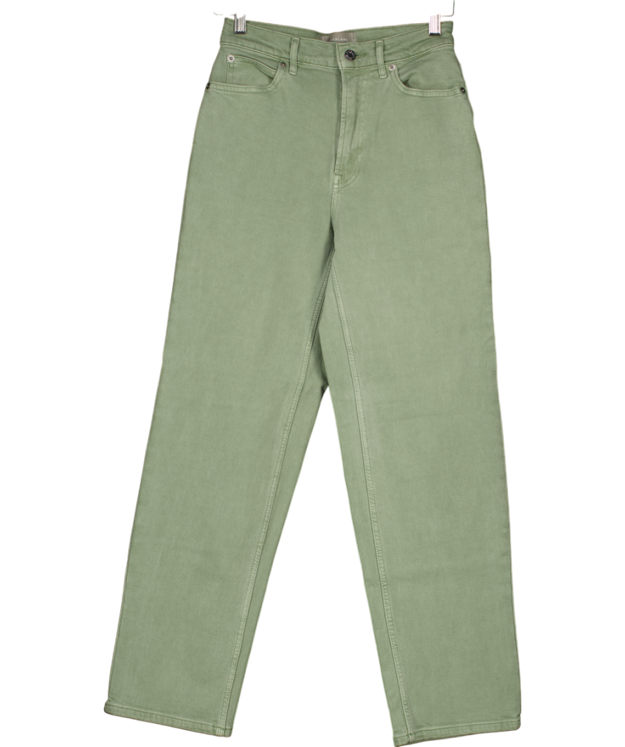 EVERLANE Green Straight Fit Way High Jeans W25