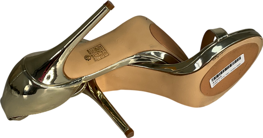 la bottine souriante Metallic Lea Heeled Sandals UK 8 EU 41 👠