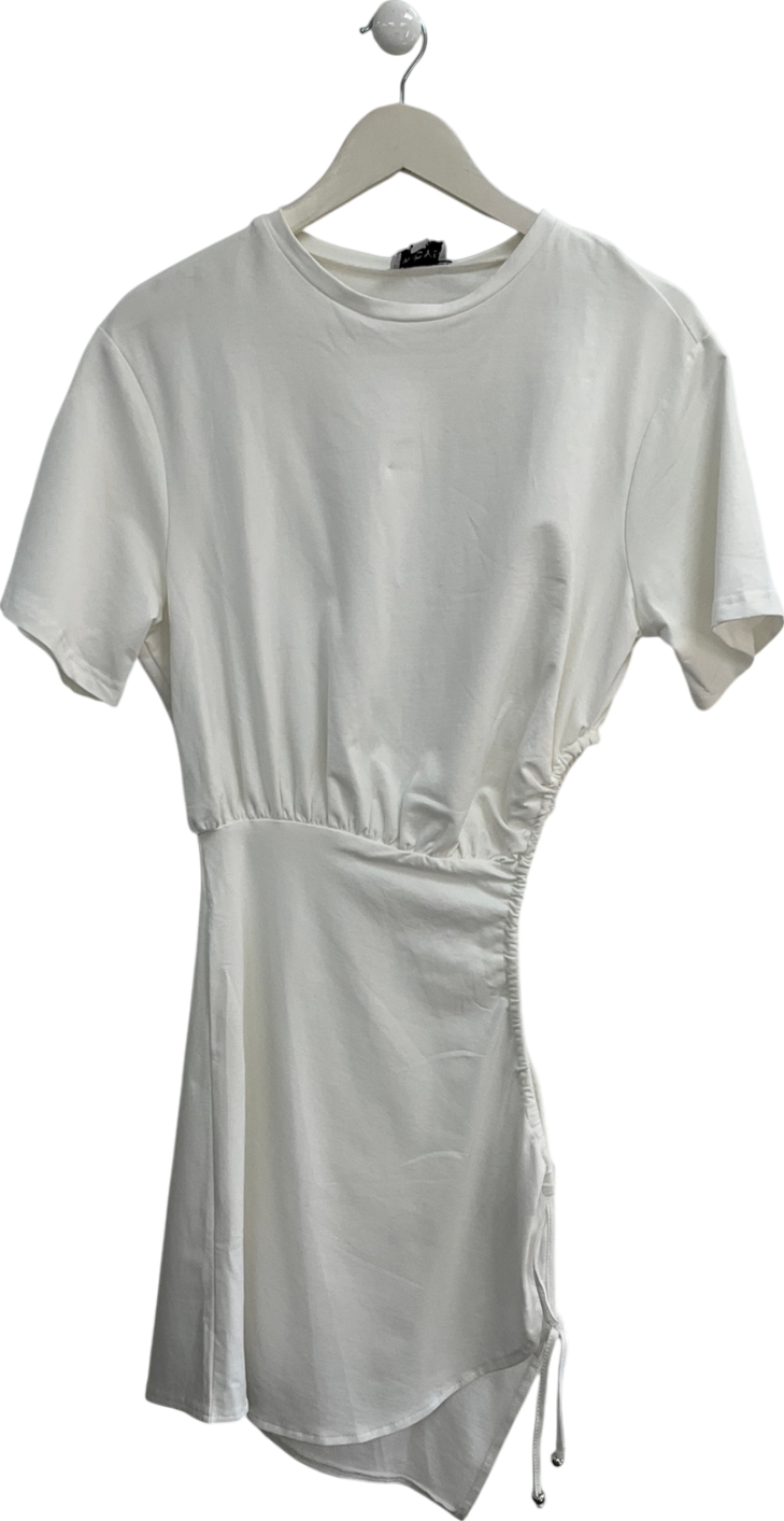 syndys White Lola Mini Dress UK XS