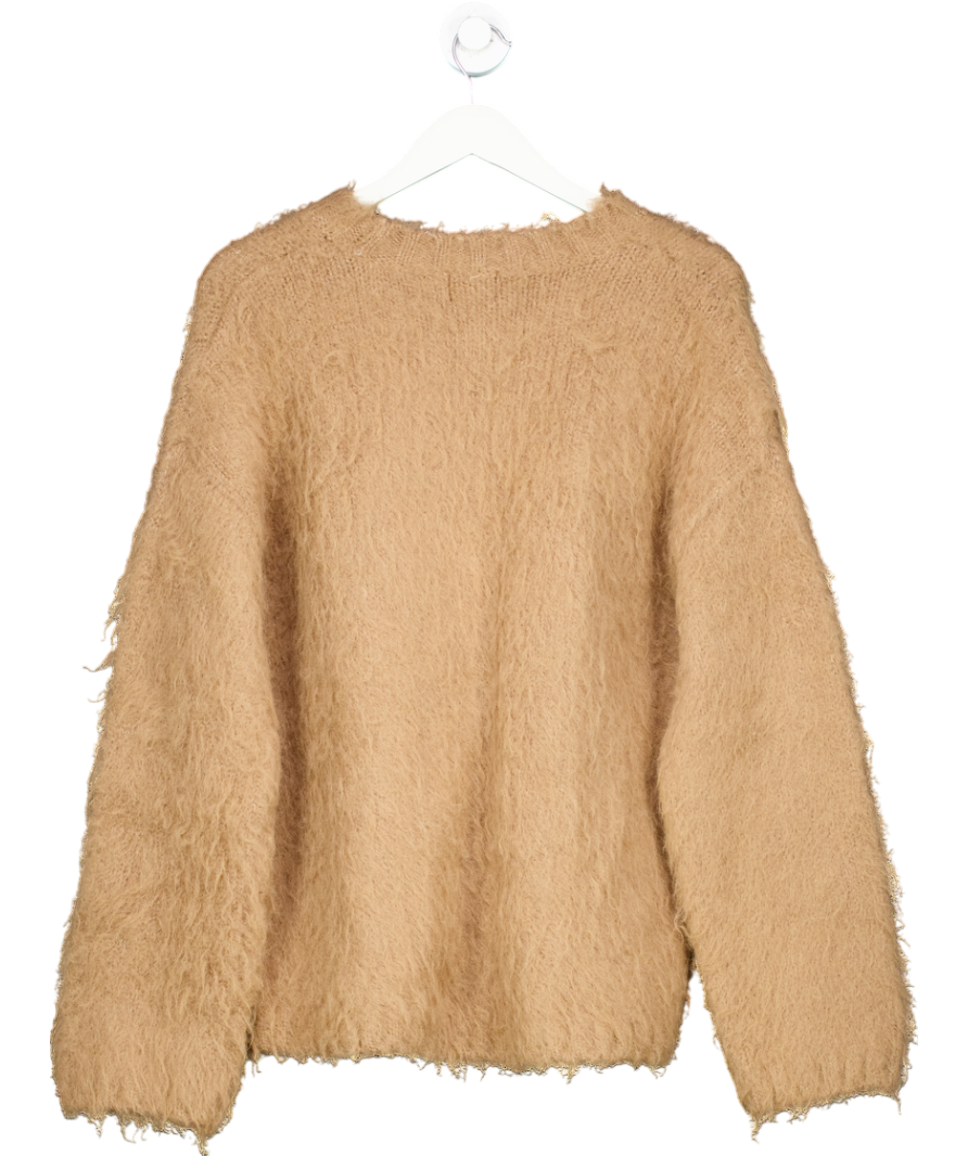 H&M Brown Wool Blend Jumper UK M