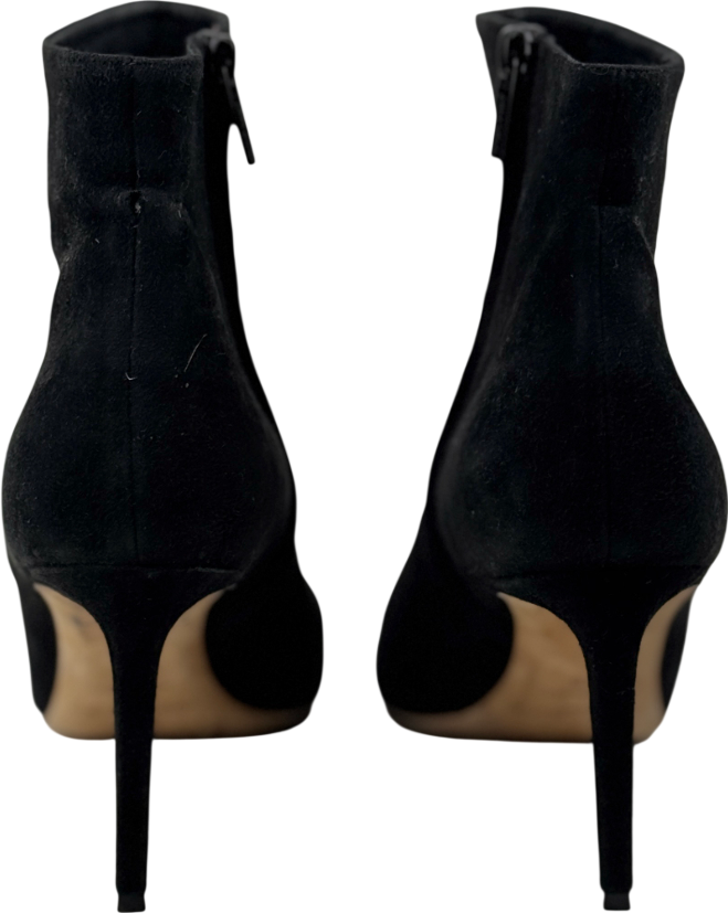 Jimmy Choo Black Helaine 85 Suede Ankle Boots UK 7 EU 40 👠