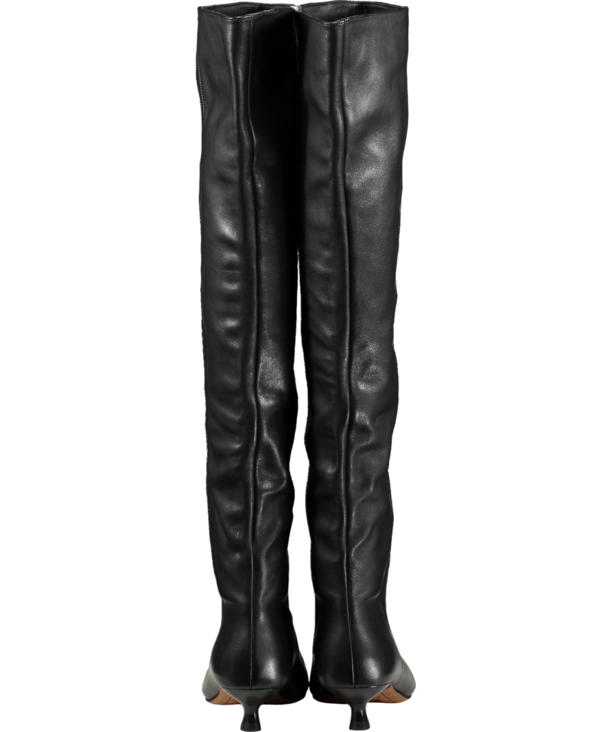 Aldo Black Muttsee Leather Knee-high Boots UK 5.5 EU 38.5 👠