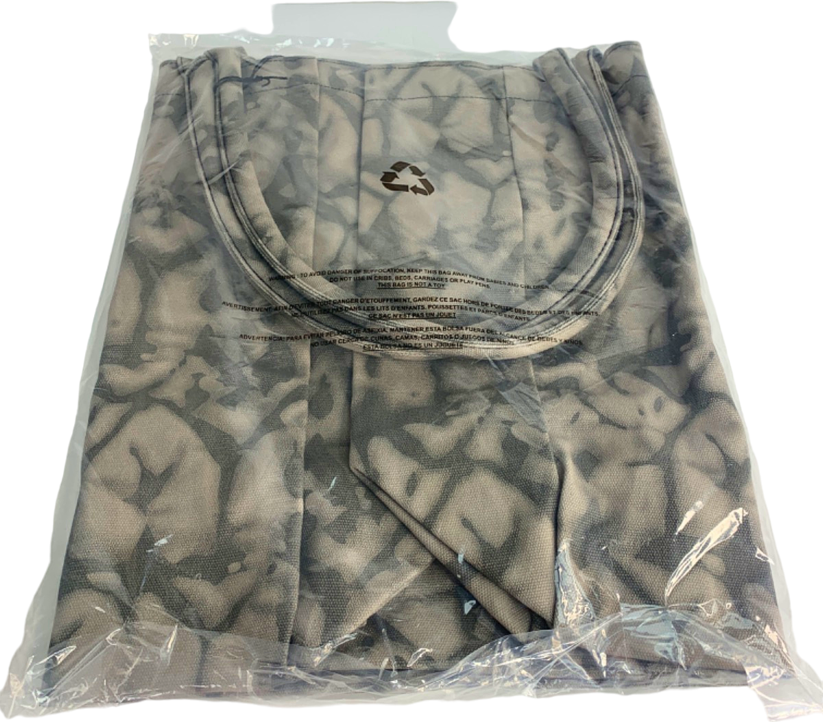 Alo Yoga Grey Tie-Dye Shopper Tote One Size