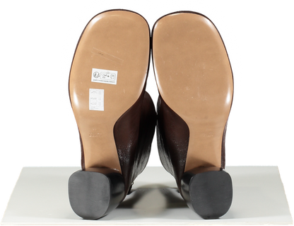 Arket Brown Leather Sock Boots UK 7 EU 40 👠