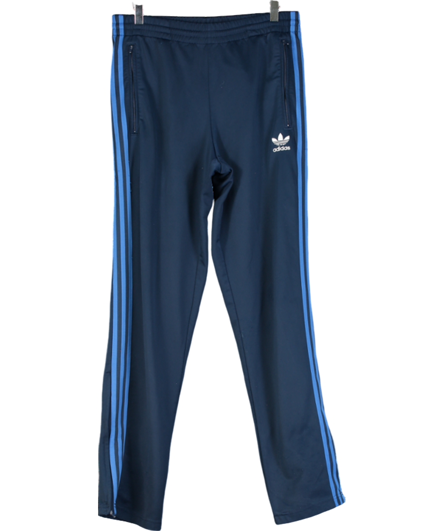 adidas Blue Classics Firebird Track Tracksuit Bottoms UK S