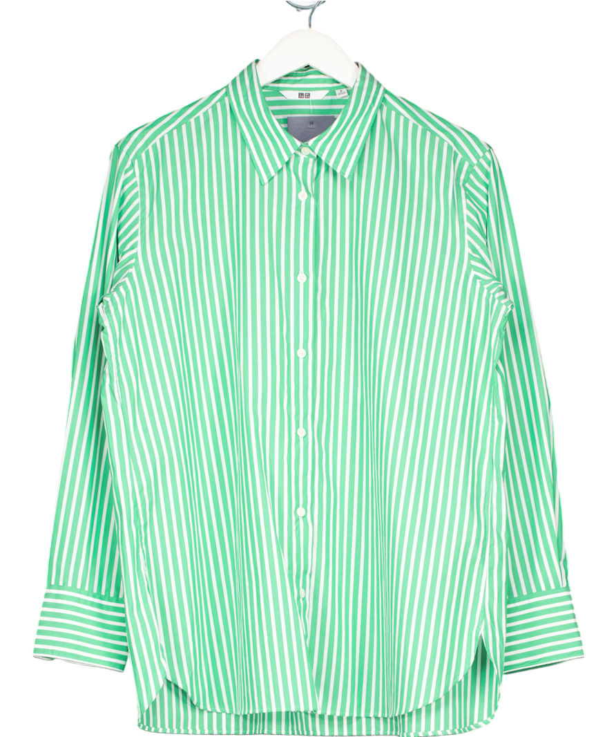 Uniqlo Green Premium Regular Fit Shirt UK M