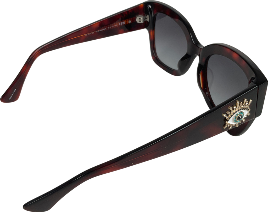 Kurt Geiger Brown Square Butterfly Sunglasses