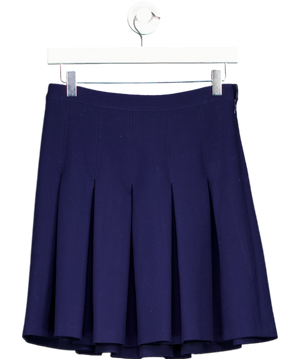 Diane von Furstenberg Navy Blue Pleated Skirt Us4 UK 8