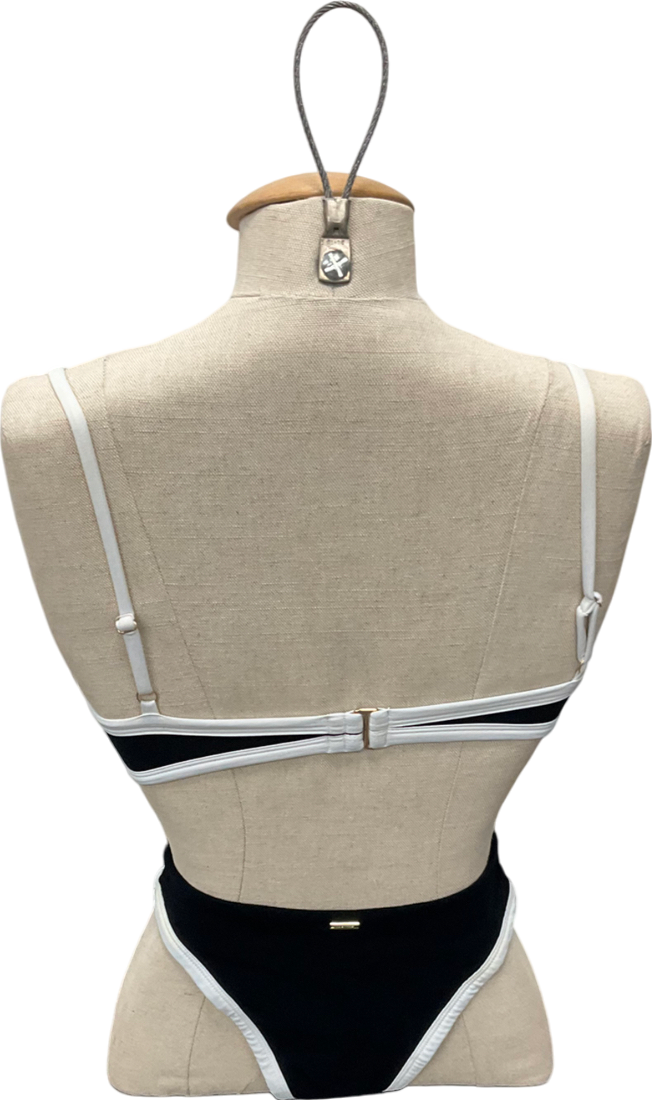 Obe + Rae Black Cindy Bikini + Elle Bikini Bottoms UK S