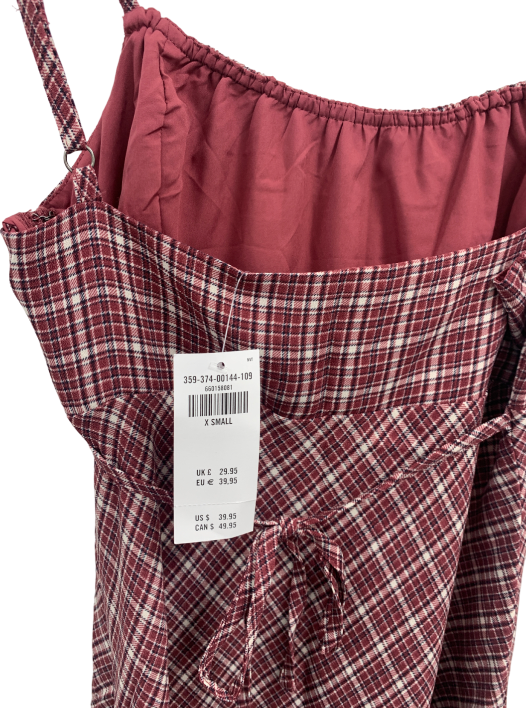 Hollister Red Layerable Slip Dress UK XS