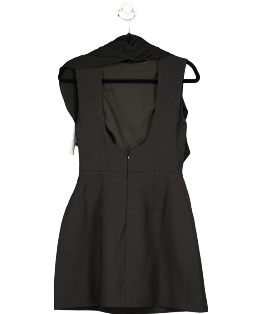 OddMuse Black The Ultimate Muse Gathered Mini Dress UK 8