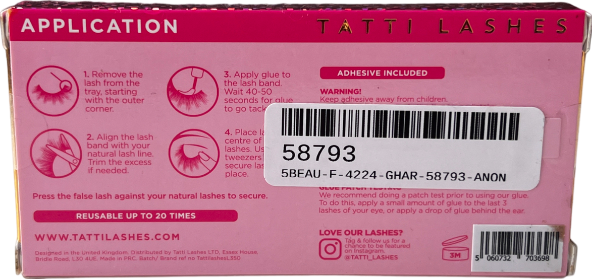 Tatti Lashes Icon Lashes One size