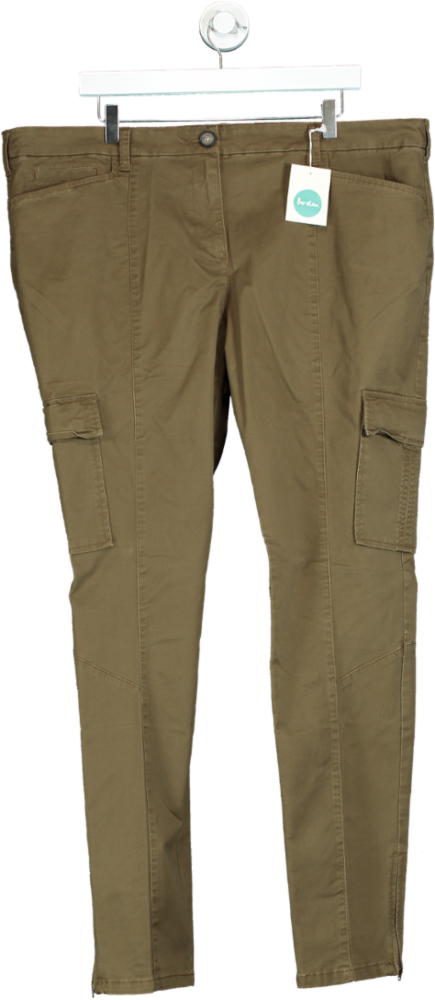 Boden Brown SLim Cargo Trousers UK 20 Long