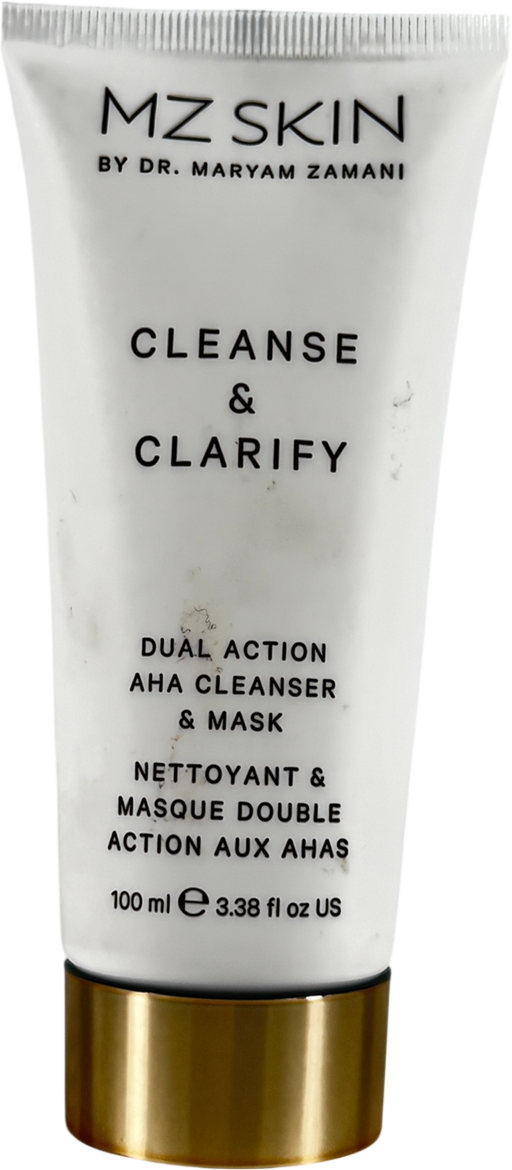 MZ Skin Cleanse & Clarify Dual Action Aha Cleanser & Mask 100ml